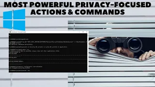 10 Most Powerful Privacy-Focused Actions and Commands in command prompt.