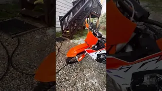 ktm 300sx cold start