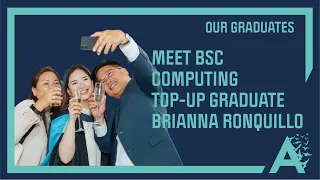 Alumni student Brianna talks to us about studying an online computing top-up degree