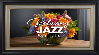 Beautiful Flower Bouquet with Jazz Relaxing Music and Frame TV Art Screensaver