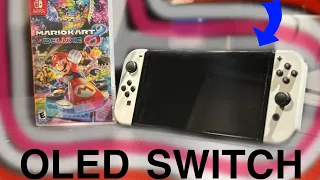 SWITCH OLED UNBOXING AND GAMEPLAY