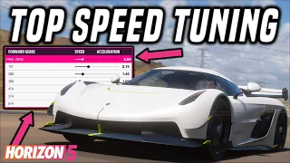 How To Tune Fastest Top Speed Tutorial | Forza Horizon 5