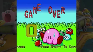 Kirby's Avalanche - Game Over (SNES)