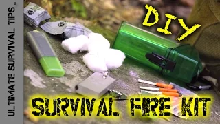 DIY - BEST Survival FIRE Kit - Bug Out / Camping / EDC / Emergencies