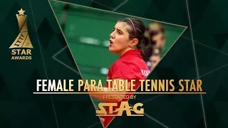 2017 ITTF Star Awards | Neslihan Kavas - Female Para Star presented by Stag International