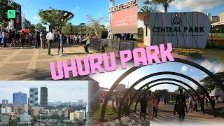 Nairobi's Uhuru park. Best People's Park in East Africa.