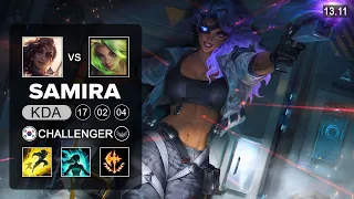 Samira vs Zeri ADC - KR Challenger - Patch 13.11 Season 13