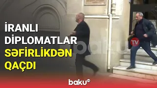 İranlı diplomatlar səfirlikdən sənədlərlə qaçdı  - BAKU TV