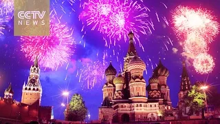 Russia ends WWII Celebrations with lavish fireworks