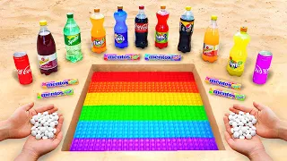 POP IT Logo in the Hole with Orbeez, Coca Cola, Fanta, Sprite and Mentos