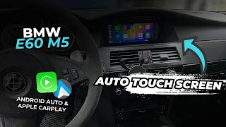 BMW M5 E60 for iDrive CCC System Apple Carplay Android Auto touch screen OEM look