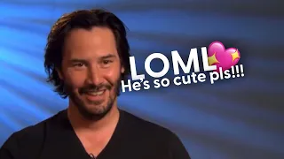 Keanu Reeves Being The Loml For 5 Minutes Straight