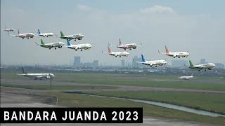 Plane Spotting 2023 Bandara Juanda Surabaya, Nonton Pesawat Terbang Landing dan Take Off
