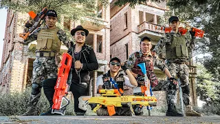 LTT Game Nerf War : Warriors SEAL X Nerf Guns Fight Criminal Rocket Bandits Beverages