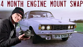 Rover 2000 4 month engine mount install