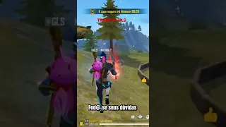 TRAJADO DE GLOCK ELA JOGAR NA CARA TRAP - ( FREE FIRE ) GLS NATIVA 👍