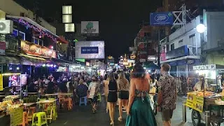 Khao San Road Bangkok | Walking Tour | August 2022