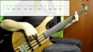 Muse - Psycho (Bass Only) (Play Along Tabs In Video)