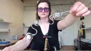 Madeline Flameworking Demo- glassblowing on the torch