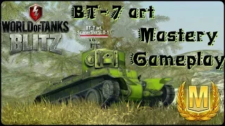 WOT Blitz BT-7 art Mastery Gameplay