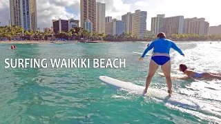 SURF in The City: GOPRO POV SURFING Video at WAIKIKI BEACH