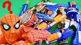 Top 6 Rare NERF Gun Collection ShotGun, Sniper Rifle, AK47,Glock Pistol, Machine Gun