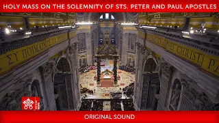 June 29 2023 Holy Mass on the Solemnity of Sts. Peter and Paul Apostles | Pope Francis