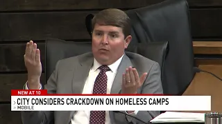 Mobile homeless advocates upset over ordinance banning urban camping, council delays vote- NBC15WPMI