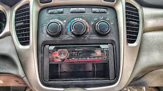 How to install a new car stereo in a 2006 Toyota Highlander