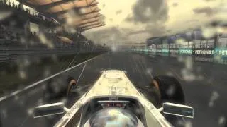 F1 2011 SP Malaysia wet 3 lap race