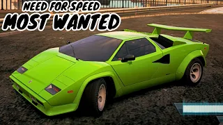 Lamborghini Countach vs Police Chasing Max Heat Level 6 NFS Most Wanted #deadloxgamingnocommentary