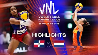 🇩🇴 DOM vs. 🇳🇱 NED - Highlights Week 1 | Women's VNL 2023