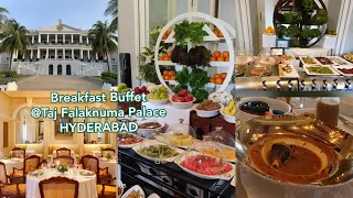 Taj Falaknuma Palace | Part 3 | Breakfast Buffet |HYDERABAD | INDIA #travel #tajhotels #india