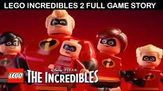 Lego The Incredibles 2 All Cutscenes (Game Movie) Full Story 1080p 60FPS