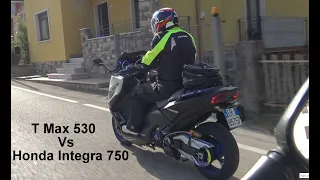 T MAX 530 NO STOCK Vs INTEGRA 750 VALEGGIO SUL MINCIO RISTORANTE IL CAVALLINO WALKAROUND ITALY