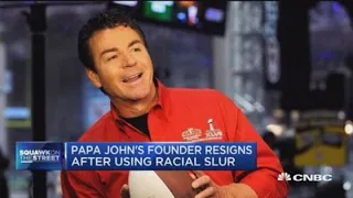 Papa John's founder resigns after using racial slur