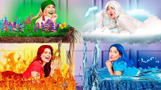 Four Elements Magic PRANKS in College | Fire, Water, Earth and Air – by La La Life Emoji