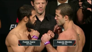 UFC Phoenix: encarada entre Frankie Saenz e Augusto "Tanquinho"