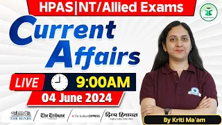 Himachal Daily Current Affairs Quiz & MCQ | 04th June 2024 | HPAS/HAS/Allied/NT Current Affairs 2024