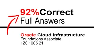 Oracle Cloud Infrastructure Foundations 2021 Associate 1Z0 1085 21 Final Exam Answers