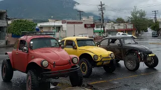 Salimos de Ruta en los Vochos aprovechando la lluvia en la ciudad 🏞️😎