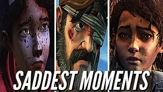 Top 10 SADDEST MOMENTS: The Walking Dead: Seasons 1-4 (Telltale Games)