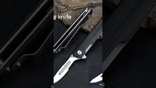 Precision, Efficiency G10 Folding Knife for Outdoor Cutting Tasks