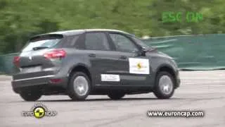 2013 Citroen C4 Picasso - Crash Test Euro Ncap 2013 - ESC Test