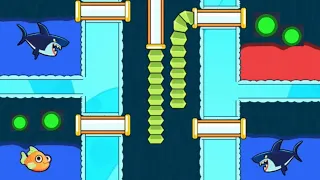 Save The Fish || pull the pin Level android Game Puzzle save fish game pull the pin || mobile game