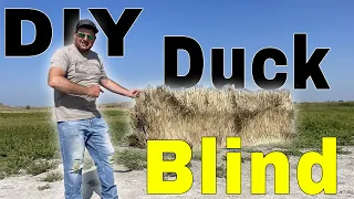 Building a DIY Duck Blind Cheap! Instructions for Permanent Duck Blind