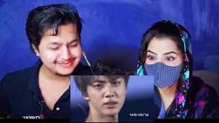 Pakistani reacts to BTS JIN CUTE AND FUNNY MOMENTS | BTS | DAB REACTION