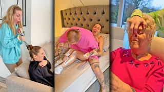 ALWAYS SLEEP WITH ONE EYE OPEN IN THIS HOUSE!!! (HANBY CLIPS PRANK COMPILATION!!)