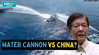 President Bongbong Marcos hindi pabor gumamit ng water cannon laban sa China Coast Guard