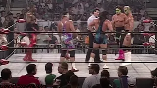 Sting & Lex Luger vs Harlem Heat vs Steiner Brothers